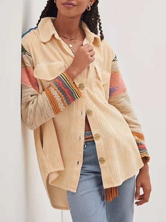 Pilcro Tops - Anthropologie Pilcro Easygoing Corduroy Shirt Jacket